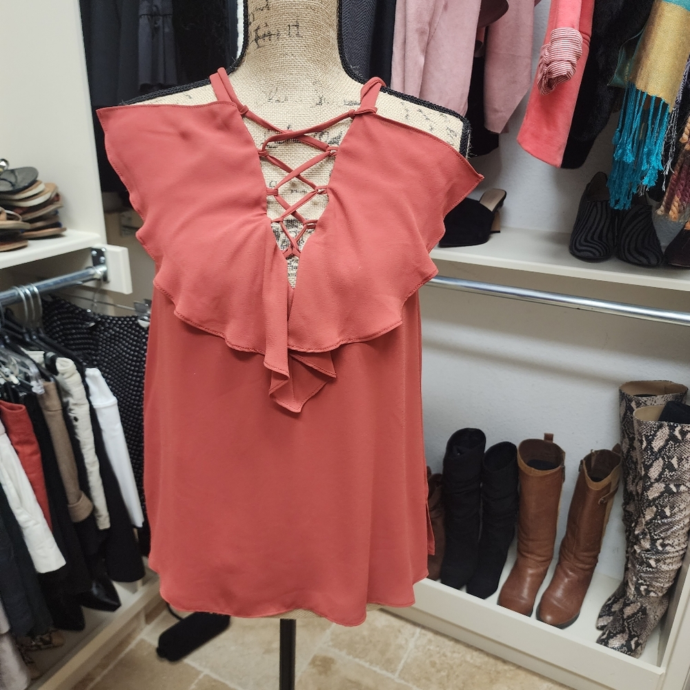 Bcbg Maxazria sleeveless blouse